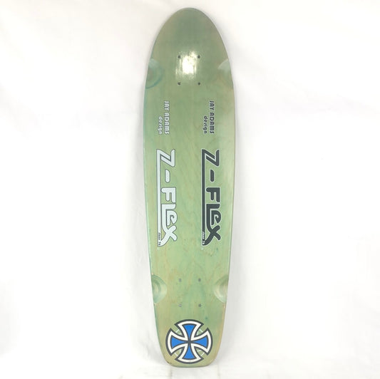 Z-Flex Jay Adams Design Green/Black/White Size 7.5" Shaped Skateboard Deck