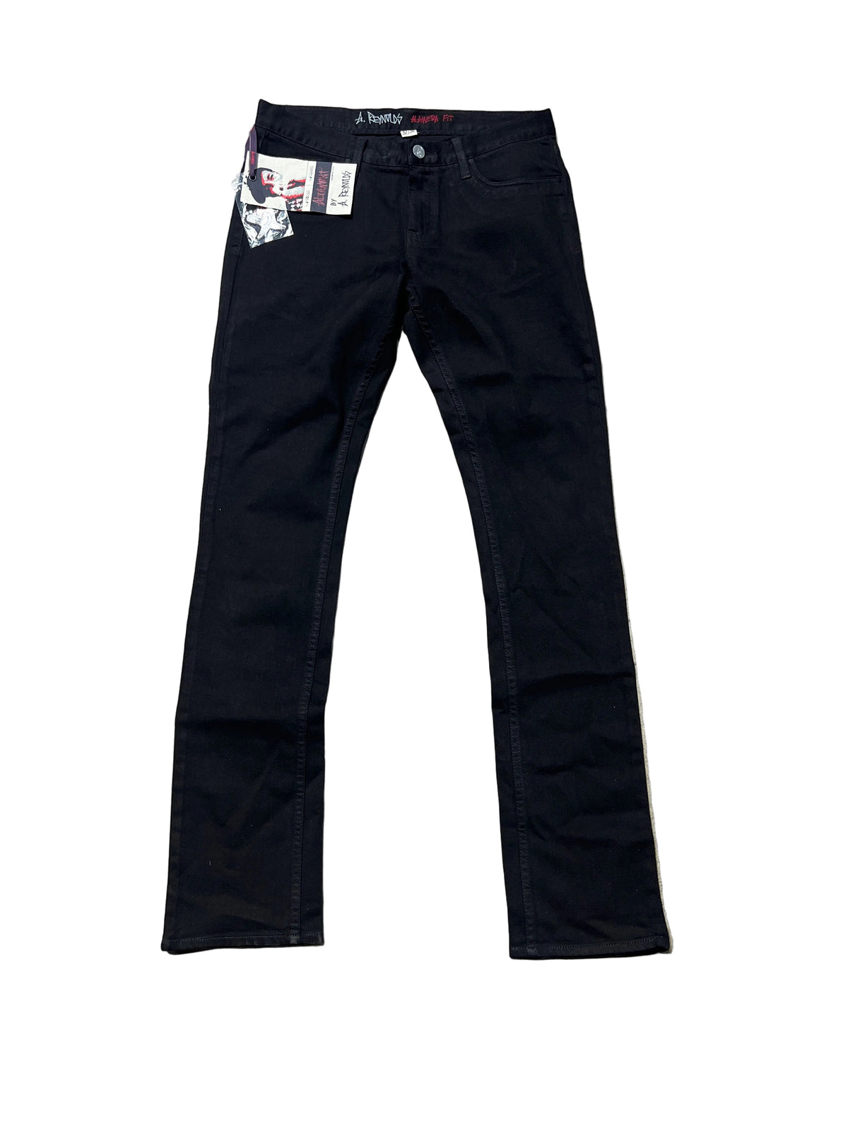 Altamont Alameda Fit Dark Black Denim Size 32 Waist 34 Length Vintage Jeans