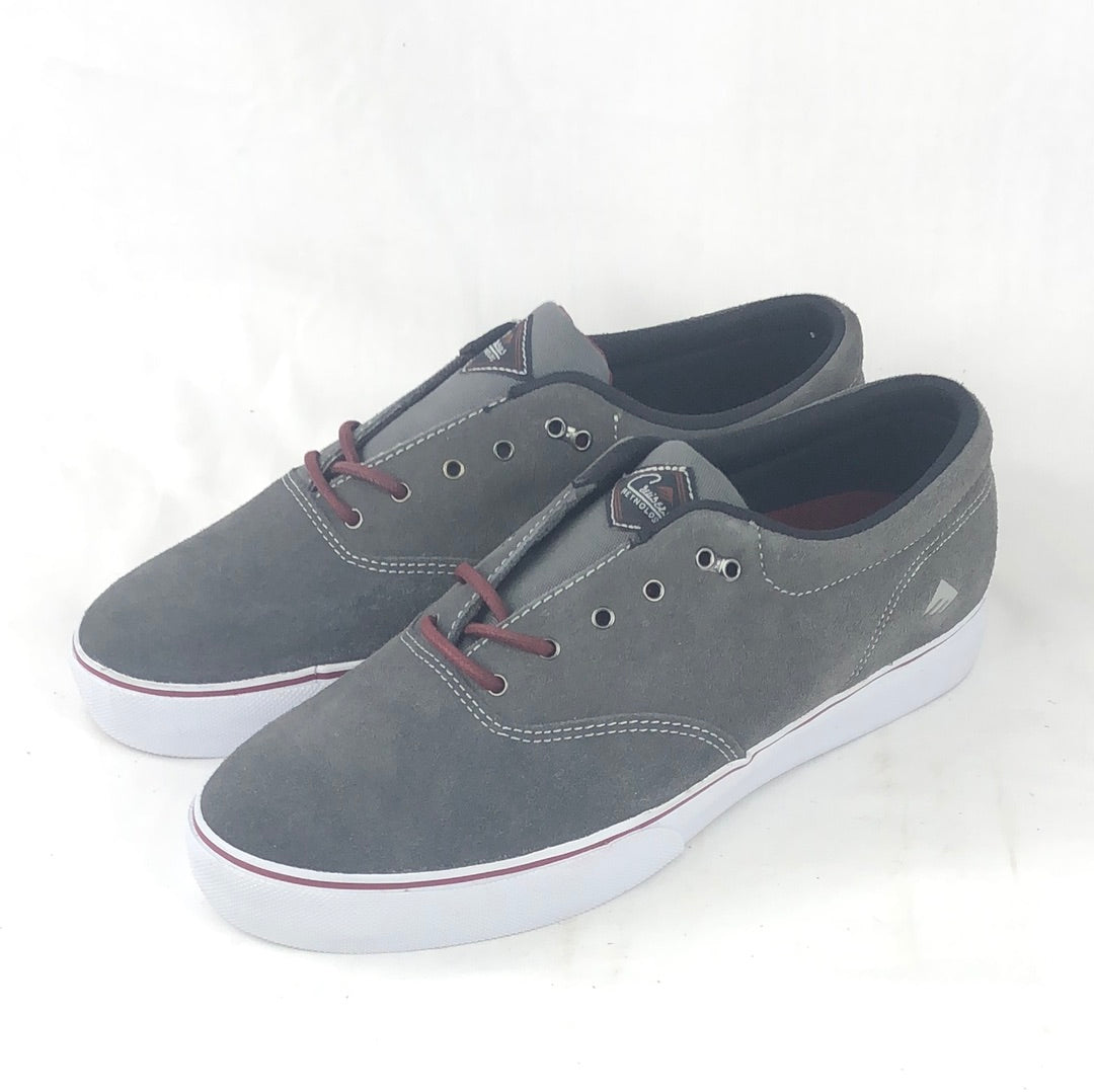 Emerica The Reynolds Cruisers Grey/Burgundy US Mens Size 10.5 2013