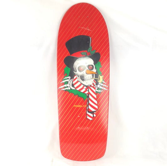 Powell Peralta 2010 Holiday Issue Red 9.75'' Skateboard Deck