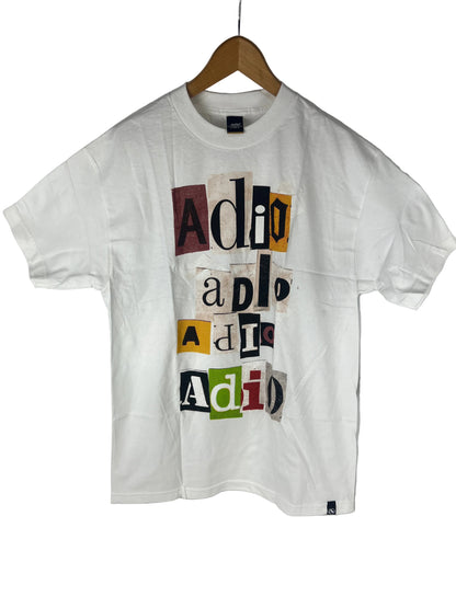 Adio Canon Clip Art Logos White Size L S/s Vintage Shirt