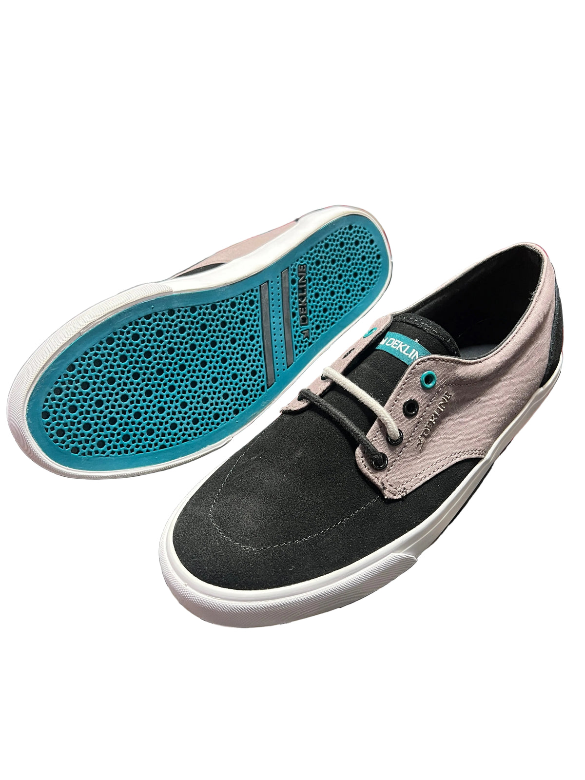 Dekline Mason Black Charcoal Monks Canvas Size 9 Shoes
