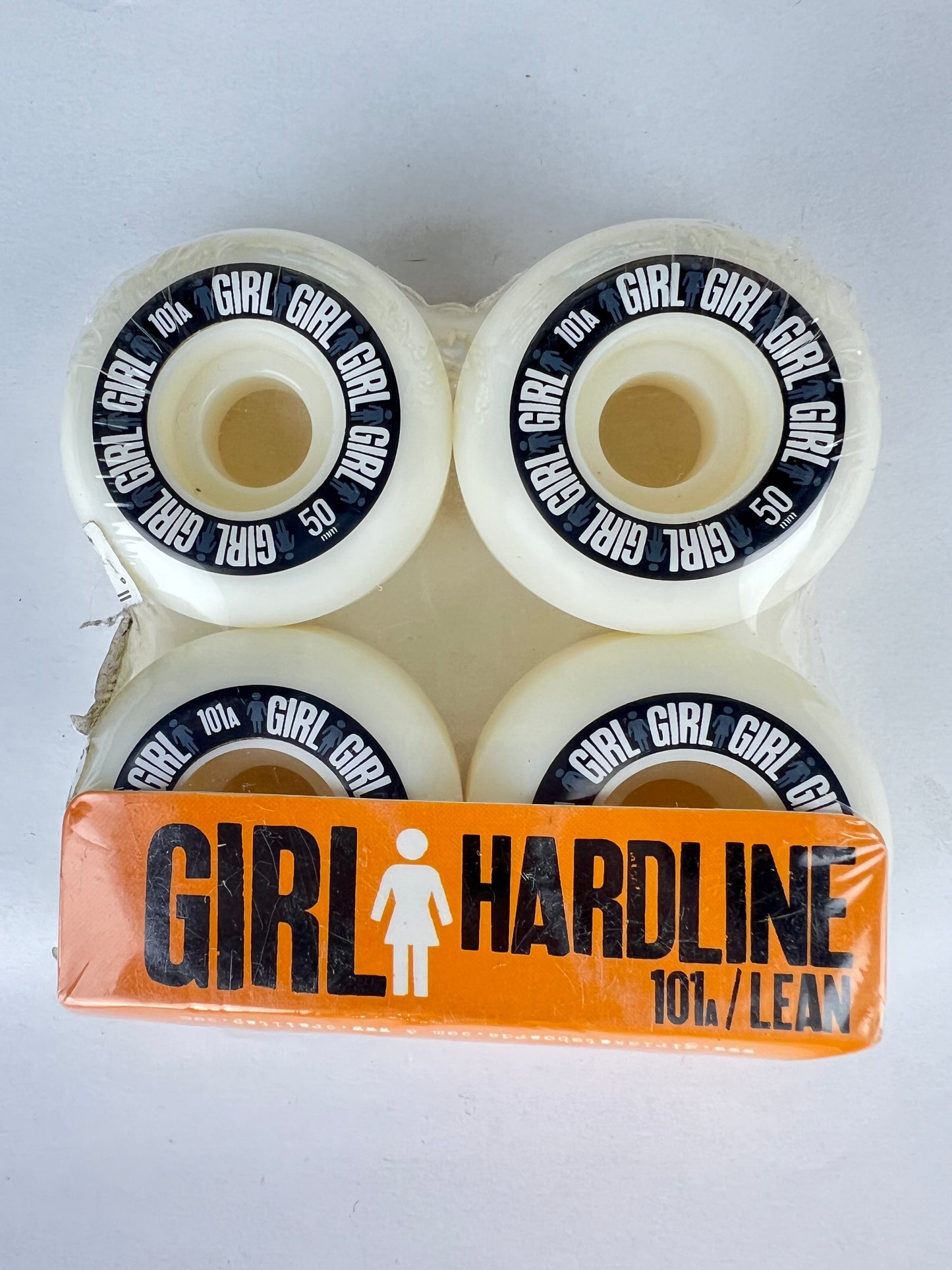 Girl Lean Hardline Black White Grey Size 50MM 101A Vintage NOS Wheels