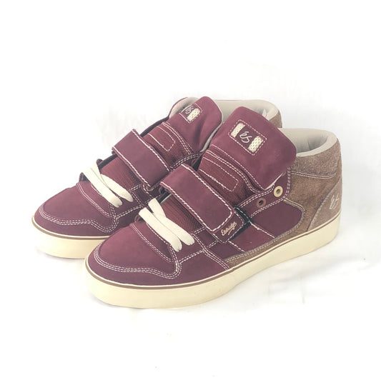 ES Theory 1.5 Mid Justin Eldridge Maroon White IRO U.S. Mens Size 9.5