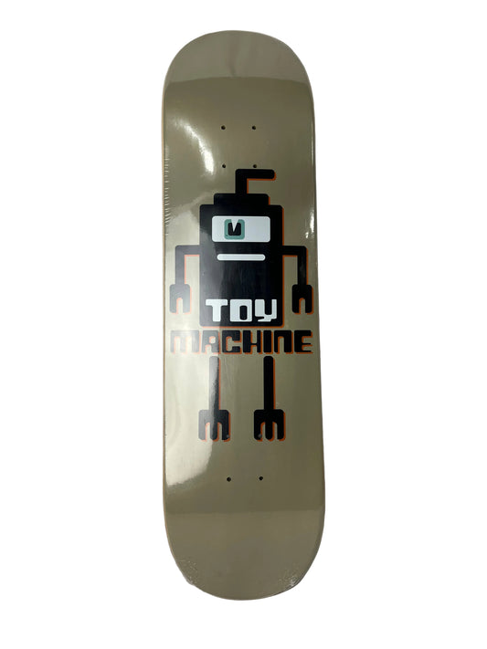 Toy Machine Binary Sect Cyclops Black Tan Orange Size 8.25" Vintage NOS Deck