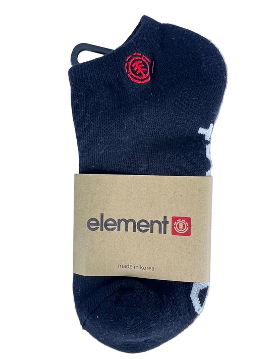 Element Black Red White Element Logo Size One Size Fits All Vintage NOS Ankle Socks