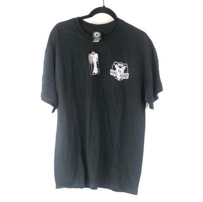 Thrasher King of the Road 2010 Chest and Back Logo Black White Size L S/s Shirt