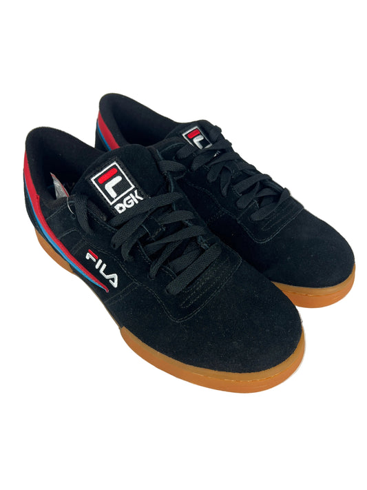 DGK X Fila Original Fitness Black Red Turquoise US Mens Size 9 Vintage Shoes 250 Pairs Produced