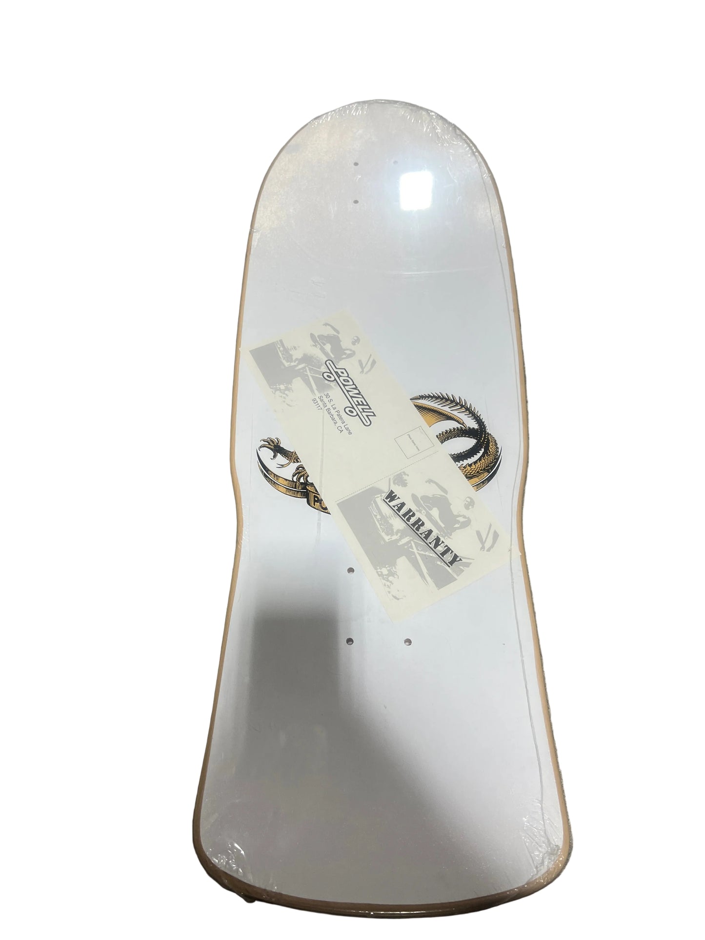 Powell Peralta Steve Steadham Classic Spoon Nose Skull Spade Red/White Size 10" Vintage NOS Shaped Reissue Deck 2004