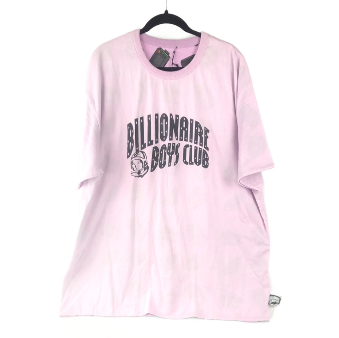 Billionare Boys Club Chest Logo Reversable All Over Print Pink Size L L/s Shirt