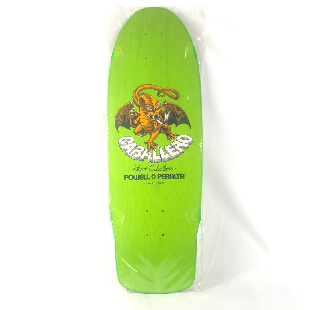Powell Peralta Steve Caballero Dragon Green/Tan/White/Black Size 10" Skateboard Deck