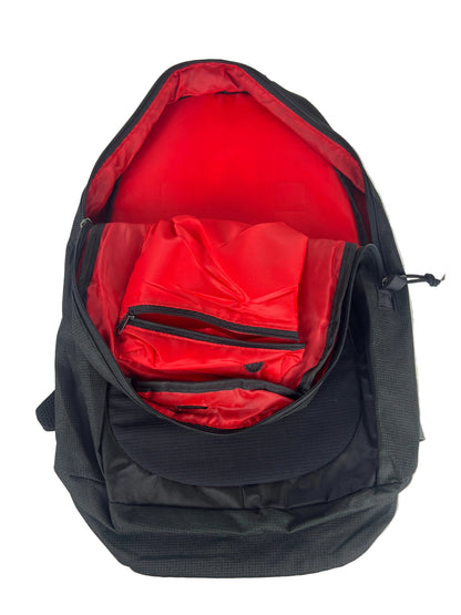 Popwar Black Grey Green Vintage NOS Backpack With Skateboard Holder