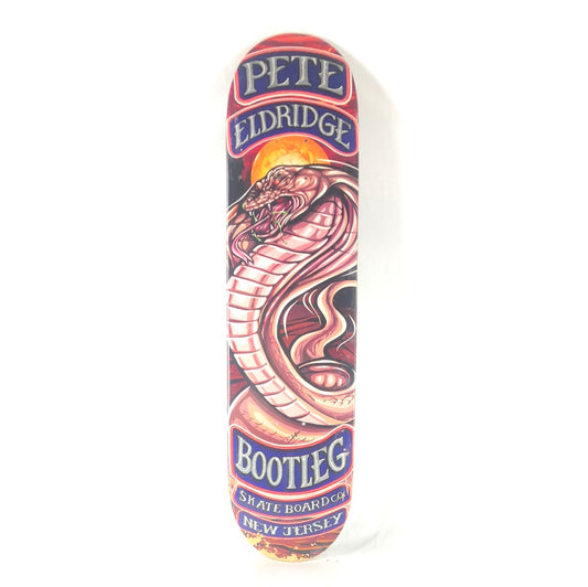 Bootleg Pete Eldridge NJ Cobra Red Blue 7.625" Skateboard Deck