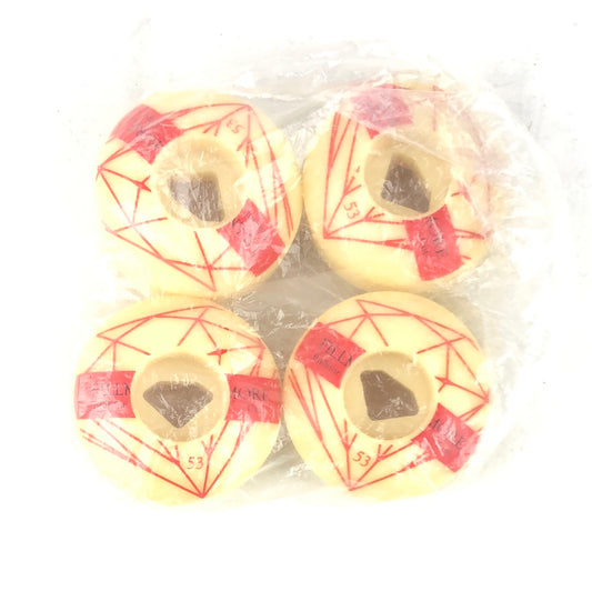 Filmore Diamond Graphic Red 53mm Skateboard Wheels