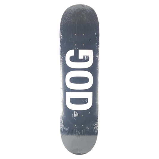 Dog Black/White Letters Size 8.38 Skateboard Deck