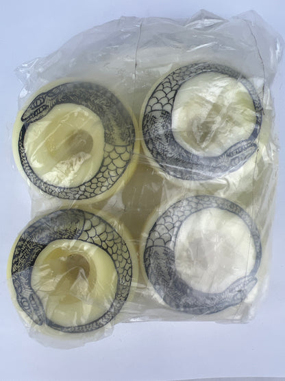 Fishlips Ouroboros Fish Graphic Black White Size 54MM Vintage NOS Whee ...