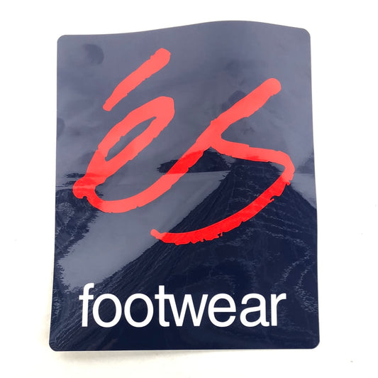 eS Footwear "eS" Blue Red 10" (Large) Sticker