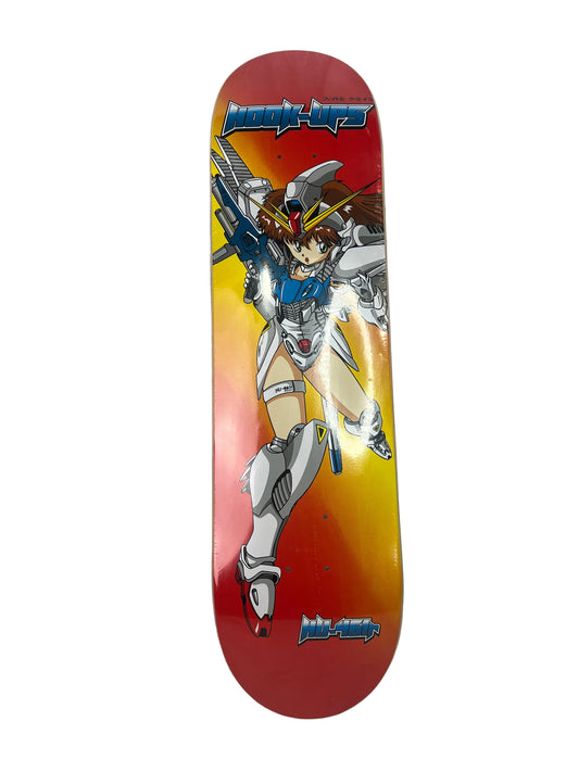 Hook-Ups Hu-461r Red Yellow 8.1" Vintage NOS Deck 2011