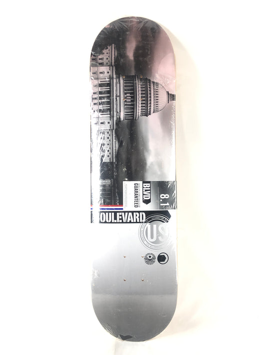 Boulevard Washington D.C. Picture Black White Grey Size 8.1 Skateboard Deck