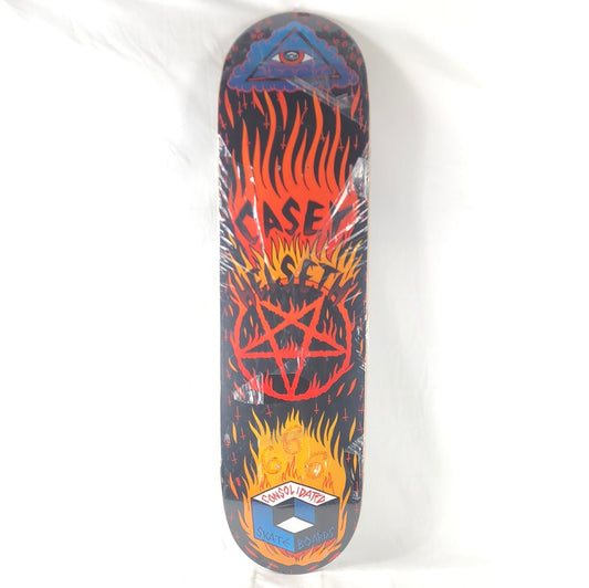 Consolidated Casey Helseth Pentagram Black/Orange/Red Size 8.375 Skateboard Deck