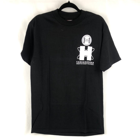 The Hundreds Chest Logo Nuclear Black White Size M S/s Shirt