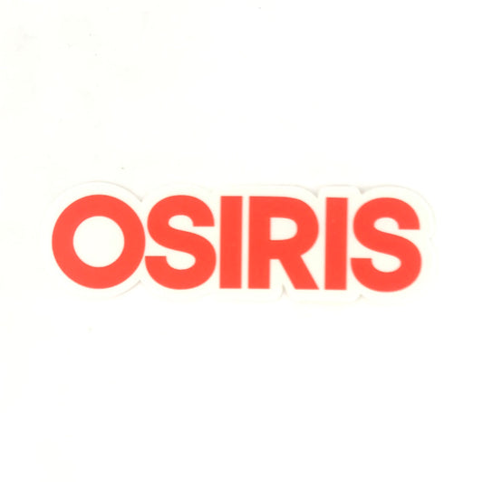 Osiris "OSIRIS" Red White 6" Sticker