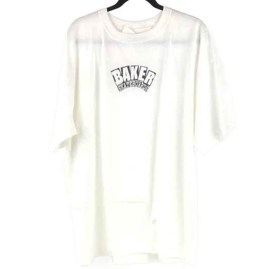 Baker Chest Logo White Black Size XXL S/s Shirt