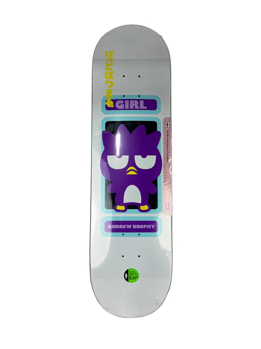 Girl Andrew Brophy Sanrio 60th Anniversary White Purple Blue Size 8.37" Vintage NOS Deck