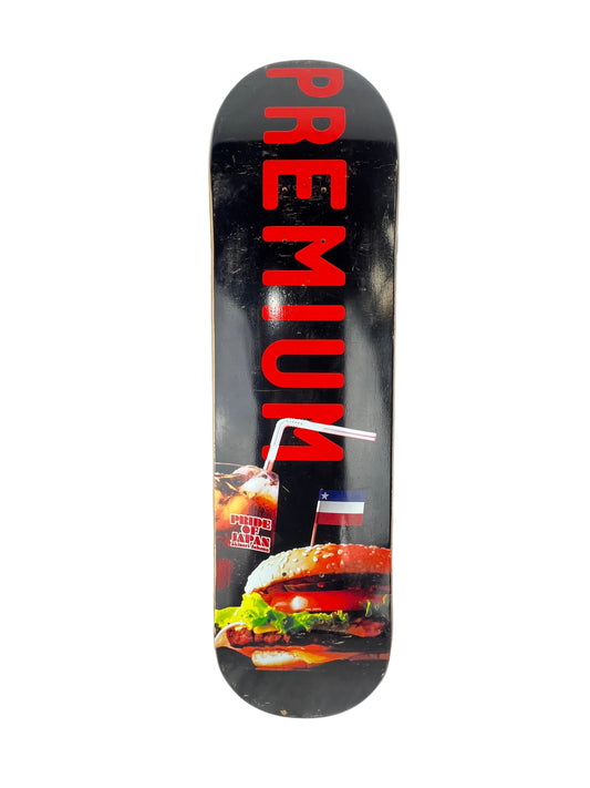 Premium Pride Of Japan Akinori Jahana Voxel Burger Graphic Black Multi Size 8.0" Vintage NOS Deck
