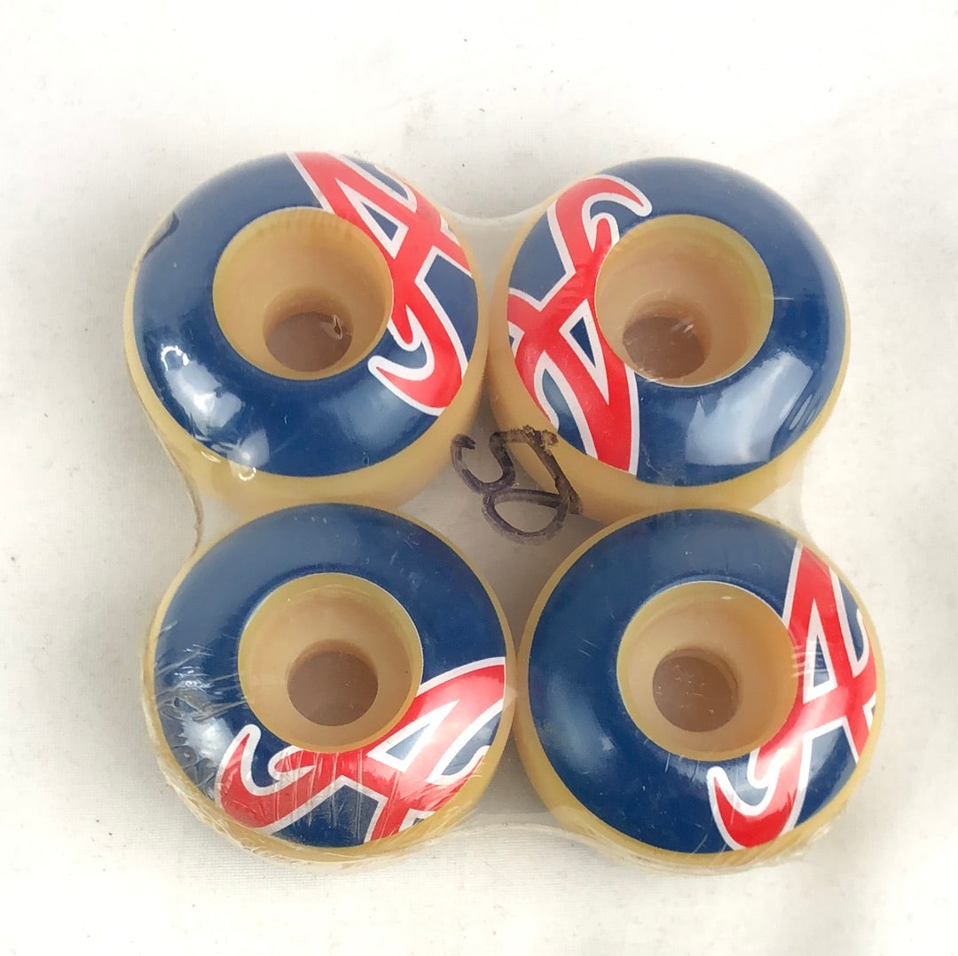 Baker Andrew Reynolds A Graphic Blue Red 50mm 99 Duro NOS Skateboard Wheels