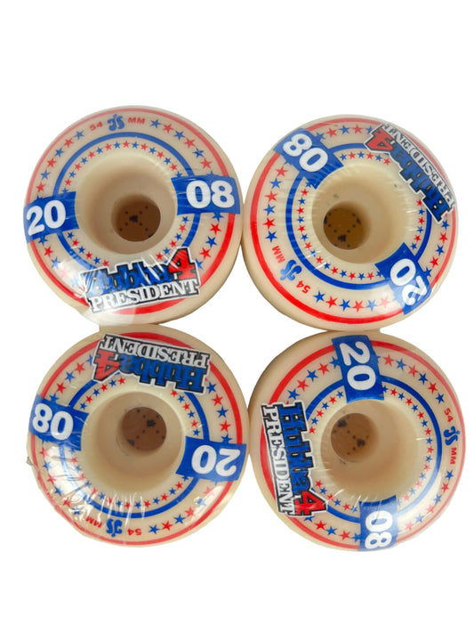 Hubba Hubba 4 President 2008 Red White Blue Stars Size 54MM Vintage NOS Wheels