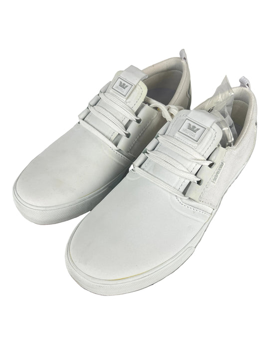 Supra Flow White White US Mens Size 9.5 Shoes