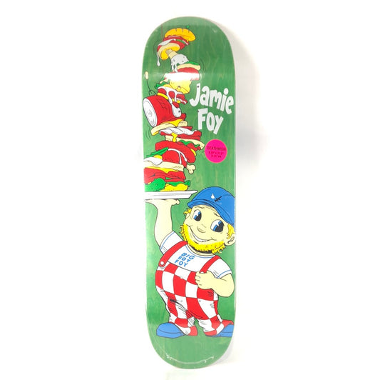 Deathwish Jamie Foy Bog Boy Foy Green/Red/White 8.25" Skateboard Deck