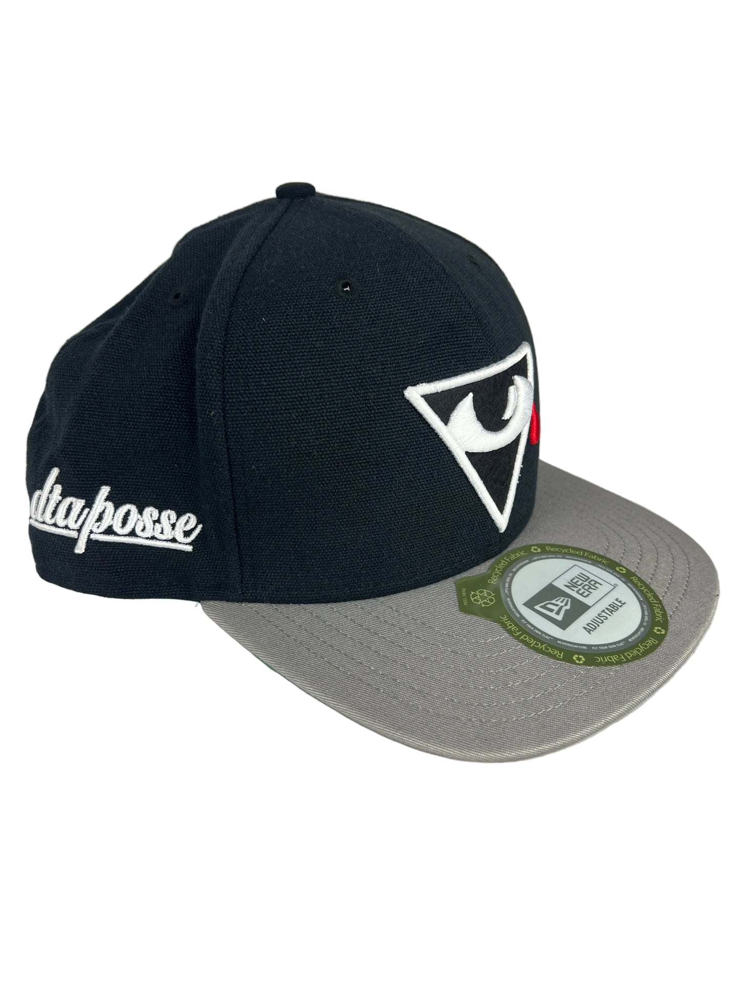 Rob Dyrdek DTA Posse All Seeing Eye Blood Teardrop Black Grey One Size Fits All Vintage New Era Snapback Hat