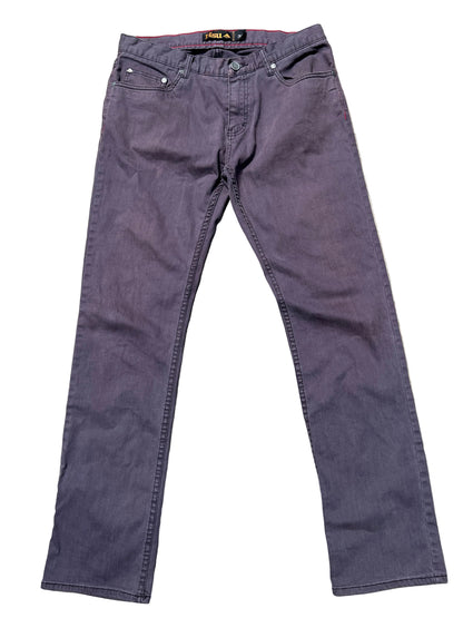 Emerica Jerry Hsu Grey Washed Denim Size 33 Vintage Pants