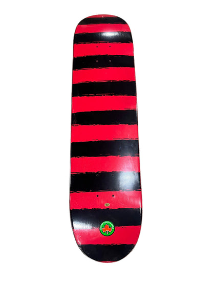 Litezpeed Paint Lines Black Red Dipped Size 7.75" Vintage NOS Deck