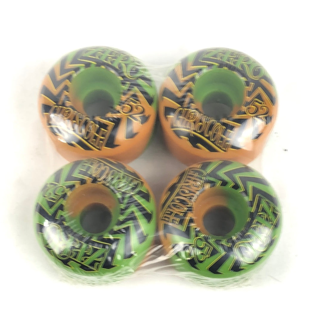 Zero Chris Cole Green Orange Black 52mm Skateboard Wheels