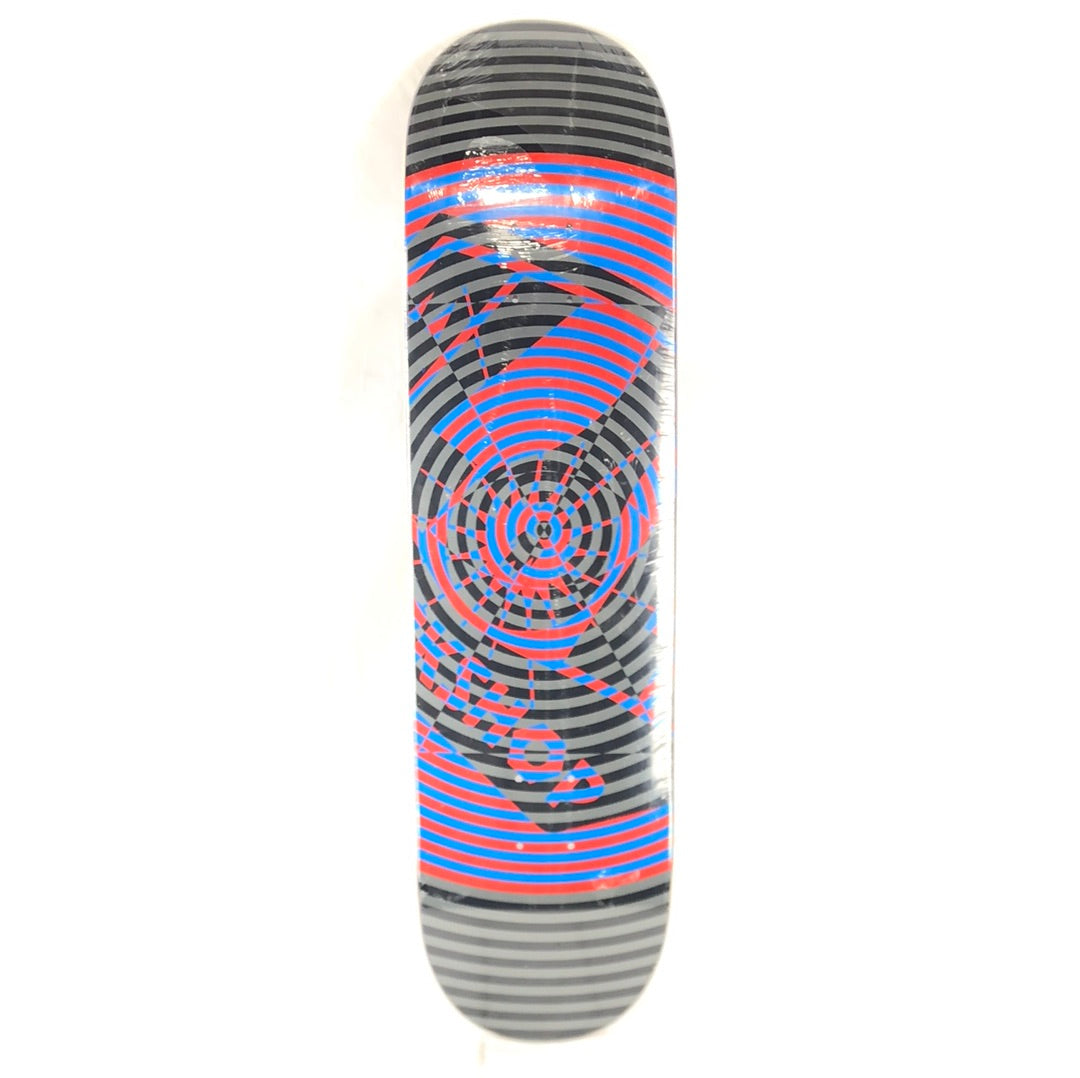 Alien Workshop Alien Logo Illusion Black/Grey/Red/Blue Size 8.25 Skateboard Deck