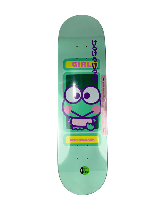 Girl Rick McCrank Sanrio 60th Anniversary Turquoise Purple Size 8.25" Vintage NOS Deck