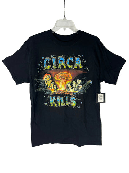 Circa C1rca Kills Black Multi Size M S/s Vintage Shirt