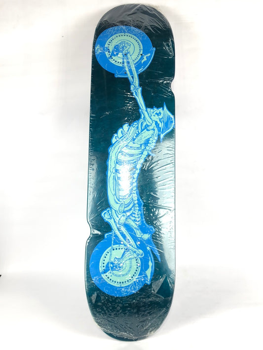 Skater Made Skeletal Low Rider Blue 8.75'' Skateboard Deck 83/100