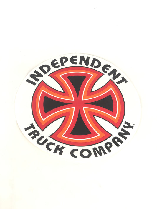 Independent Truck Company Red Orange 10" (Large) Circle Sticker