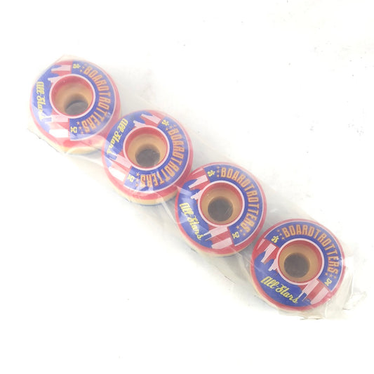 Hubba Board Trotters Graphic Red White Blue Size 52mm Skateboard Wheels