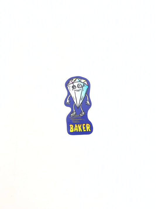 Baker Skateboards Diamond Boy Purple Blue 2" x 4.75" Sticker