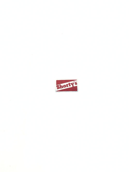Shorty's Hardware Holographic Foil Red 1.5" x 2" Sticker