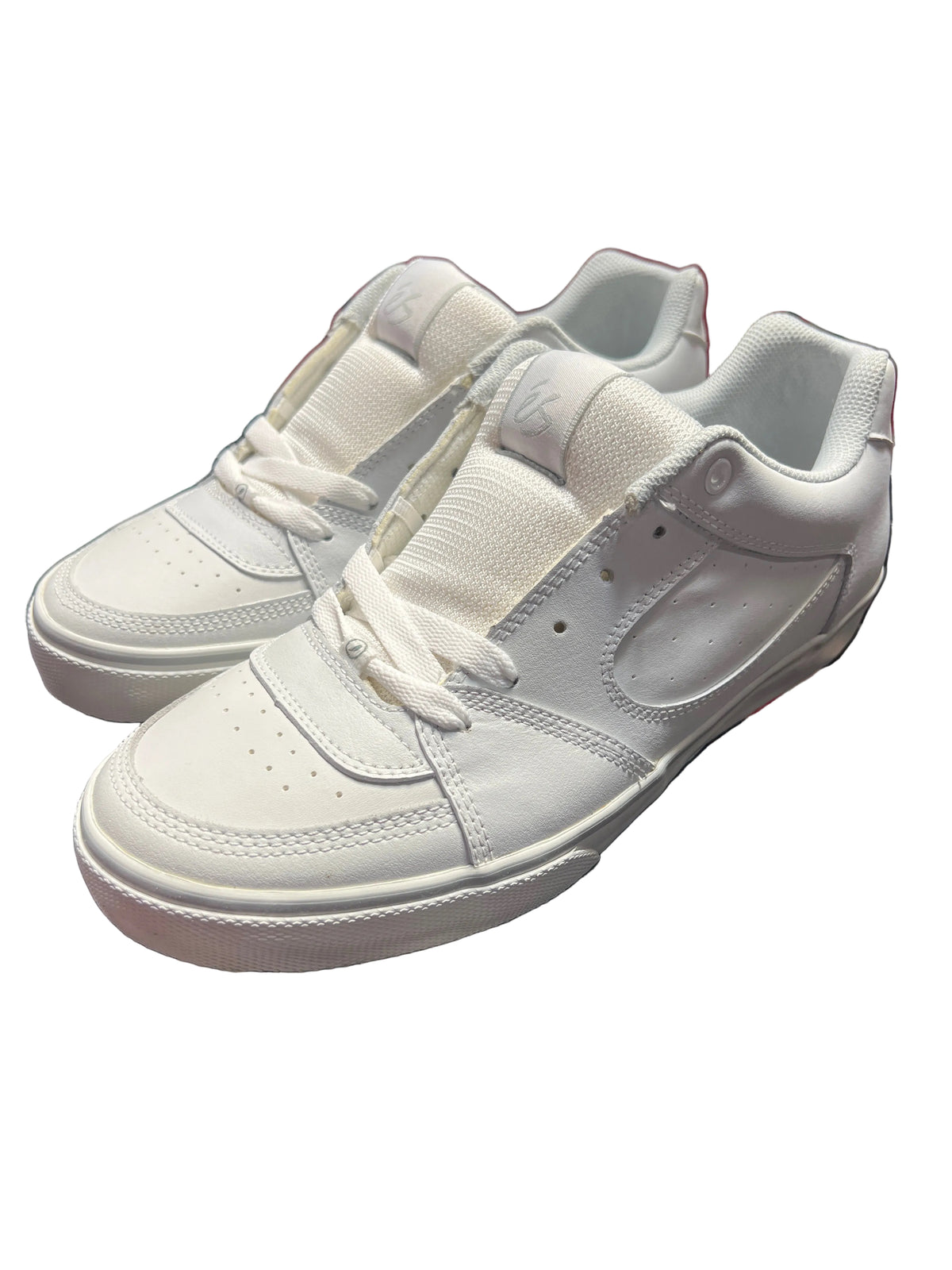 ES Square One White Light Grey Leather US Mens Size 11 Classic Shoes