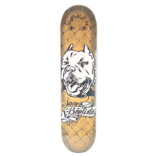 Shorty's Sammy Baptista Pitbull Wood/White/Black 7.75" Skateboard Deck
