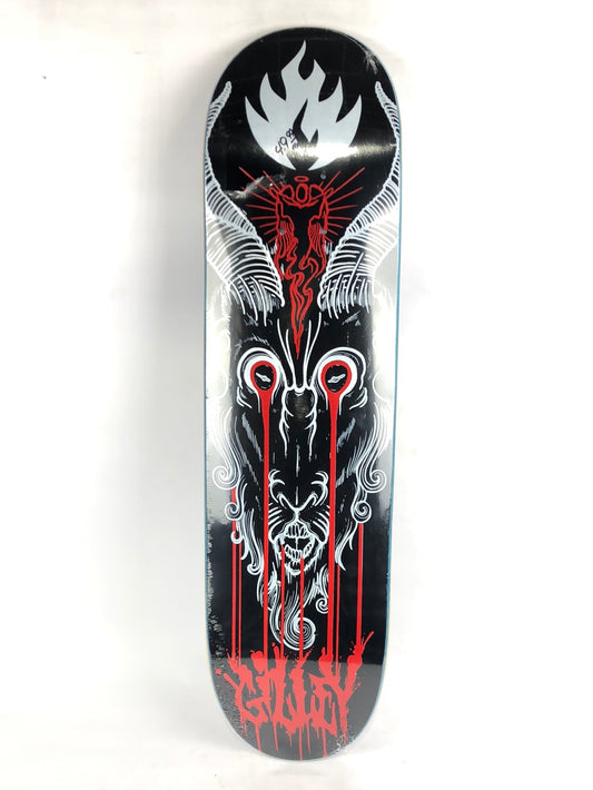 Black Label Ben Gilley Goat Blood Black/White/Red 8'' Skateboard Deck 2004