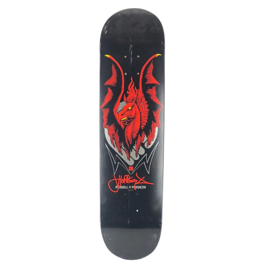 Powell Peralta  Jordan Hoffart Hawk Horse with Wings Black Red Size 8.38" Vintage NOS Deck 2012