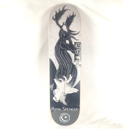 Foundation Ryan Spencer Deer Spirit Black/White 8.375" Skateboard Deck